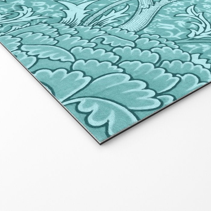 William Morris "Cray" 8. turquoise Welcome Mat Gallery Image 2