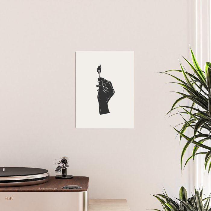 Strike a Light White Background Poster Gallery Image 2