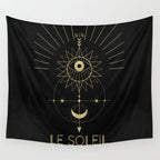 Le Soleil or The Sun Tarot Wall Tapestry Gallery Image 4