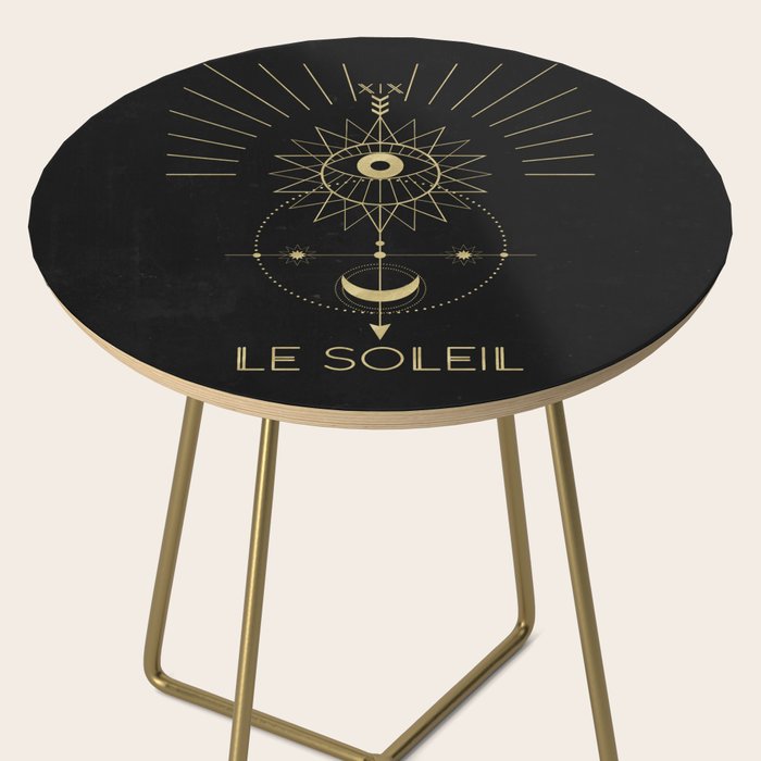 Le Soleil or The Sun Tarot Side Table Gallery Image 2