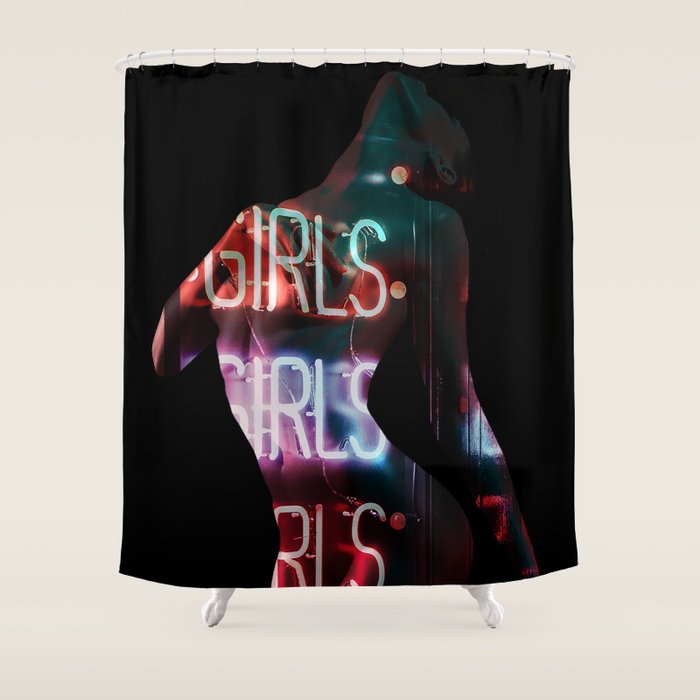 girls Shower Curtain Gallery Image 1