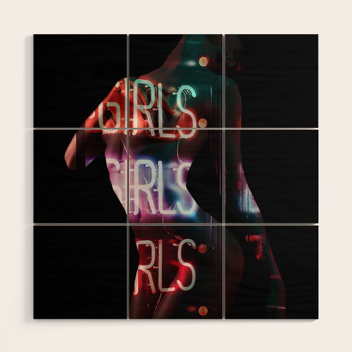 girls Wood Wall Art Gallery Image 1