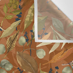 Autumn leafy wild forest B Wall Tapestry Gallery Image 3