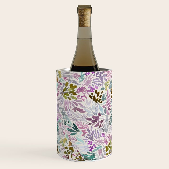 Beige Tory Flowers Wine Chiller Gallery Image 1