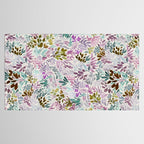 Beige Tory Flowers Tablecloth Gallery Image 2