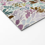 Beige Tory Flowers Welcome Mat Gallery Image 2