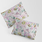 Beige Tory Flowers Pillow Sham Gallery Image 3