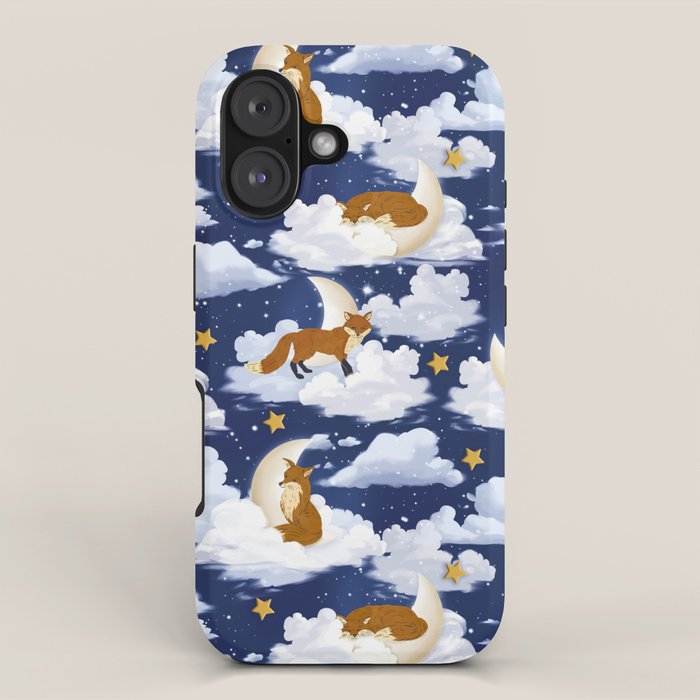 Enchanted Fox Moons iPhone Case Gallery Image 1