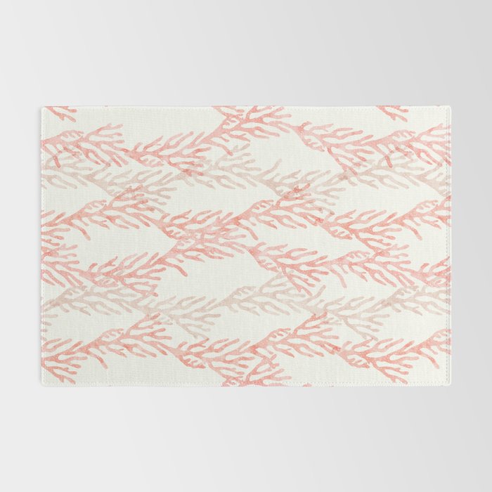 coral - warm pink Rug Gallery Image 2