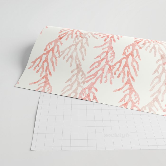 coral - warm pink Wrapping Paper Gallery Image 2