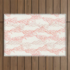 coral - warm pink Outdoor Rug Gallery Image 1