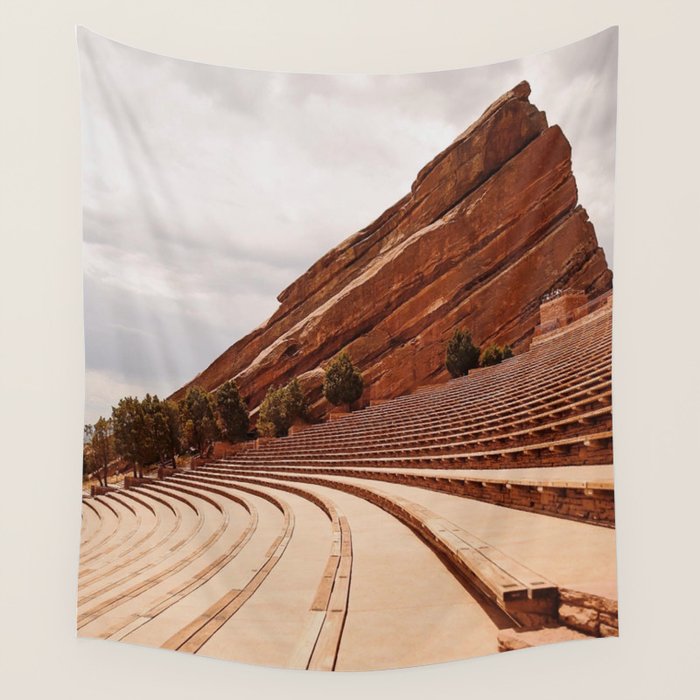 Red Rocks Amphitheater II Wall Tapestry Gallery Image 4