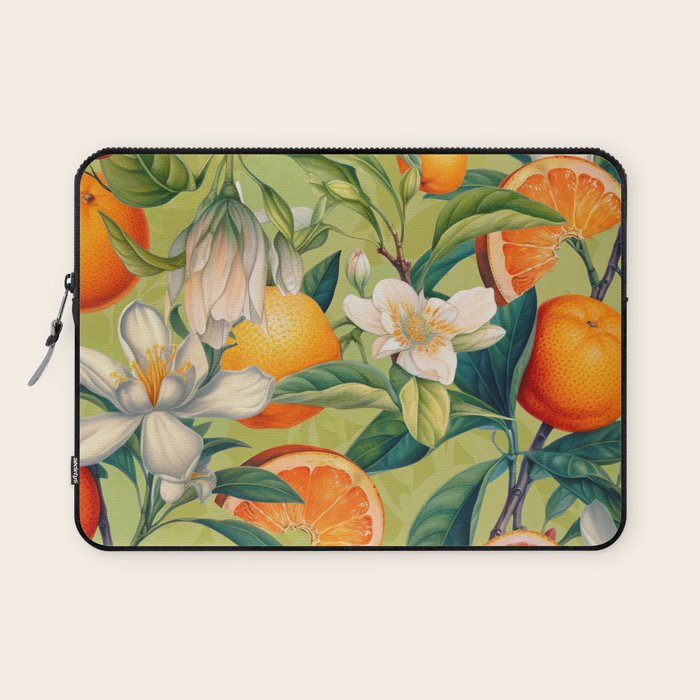 Orange Blossoms Laptop Sleeve Gallery Image 1