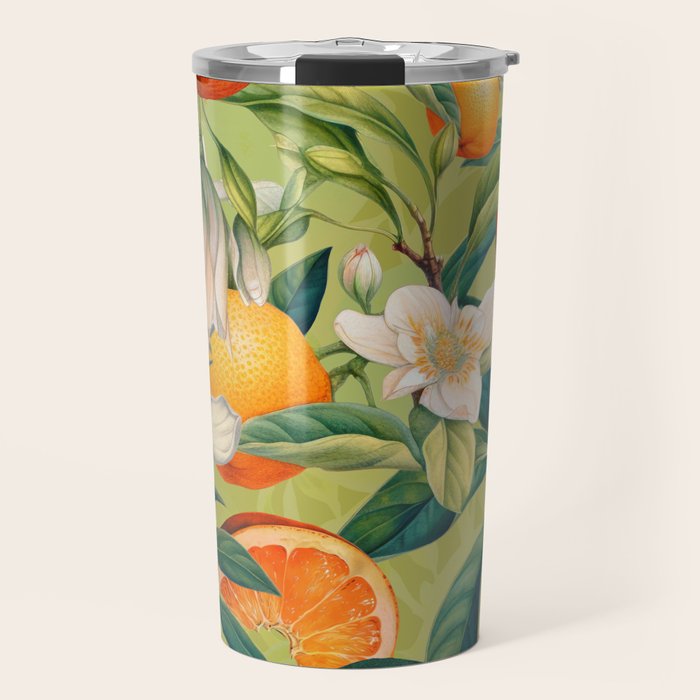 Orange Blossoms Travel Mug Gallery Image 1
