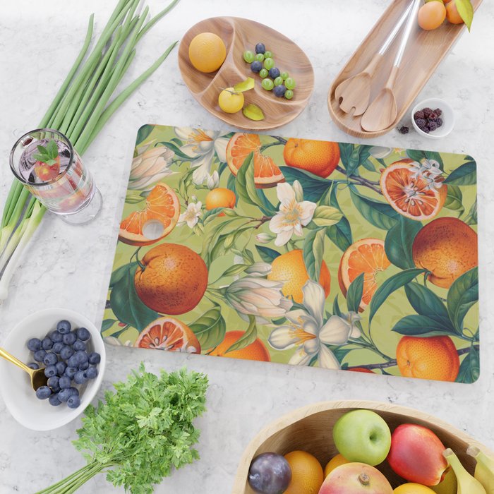 Orange Blossoms Cutting Board Gallery Image 2
