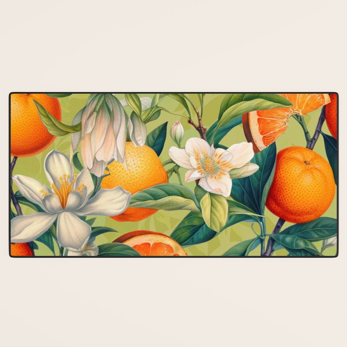 Orange Blossoms Desk Mat Gallery Image 3