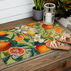 Orange Blossoms Outdoor Rug Gallery Image 2