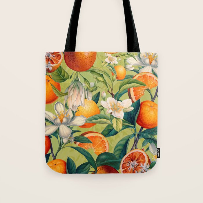 Orange Blossoms Tote Bag Gallery Image 1