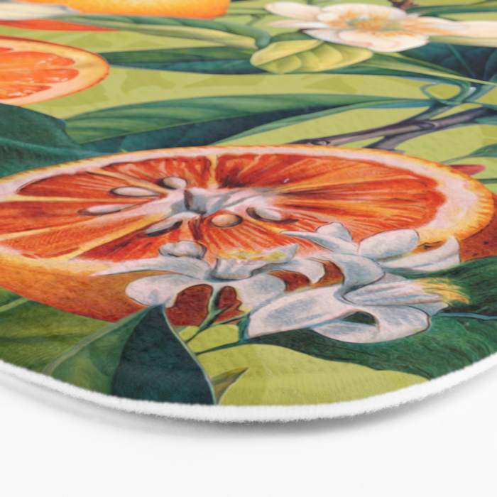 Orange Blossoms Bath Mat Gallery Image 3