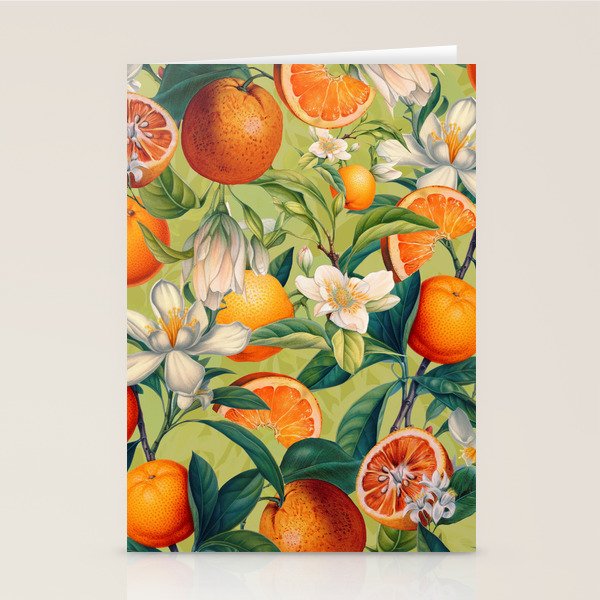 Orange Blossoms Stationery Card Gallery Image 2