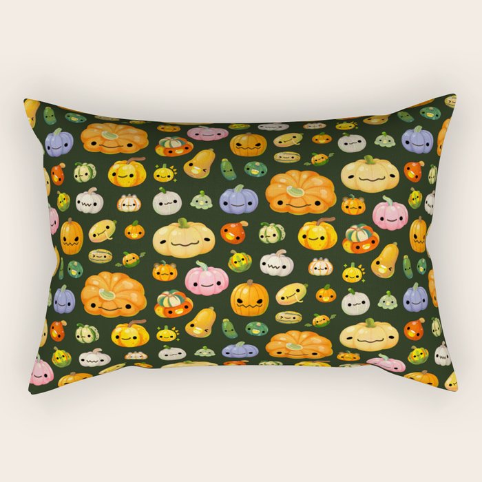 Pumpkin and squash Rectangular Pillow Gallery Image 1