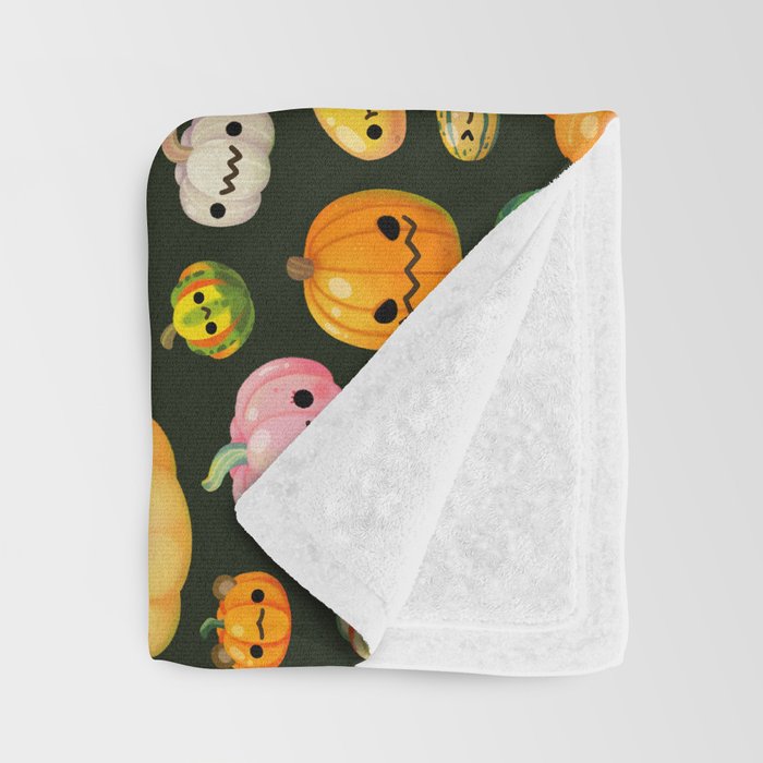 Pumpkin and squash Throw Blanket Gallery Image 3