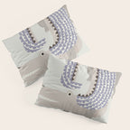 Whimsical Crocodile Pillow Sham Gallery Image 3