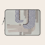 Whimsical Crocodile Laptop Sleeve Gallery Image 1