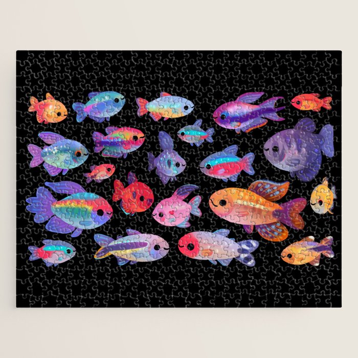Happy tetra Jigsaw Puzzle Gallery Image 1