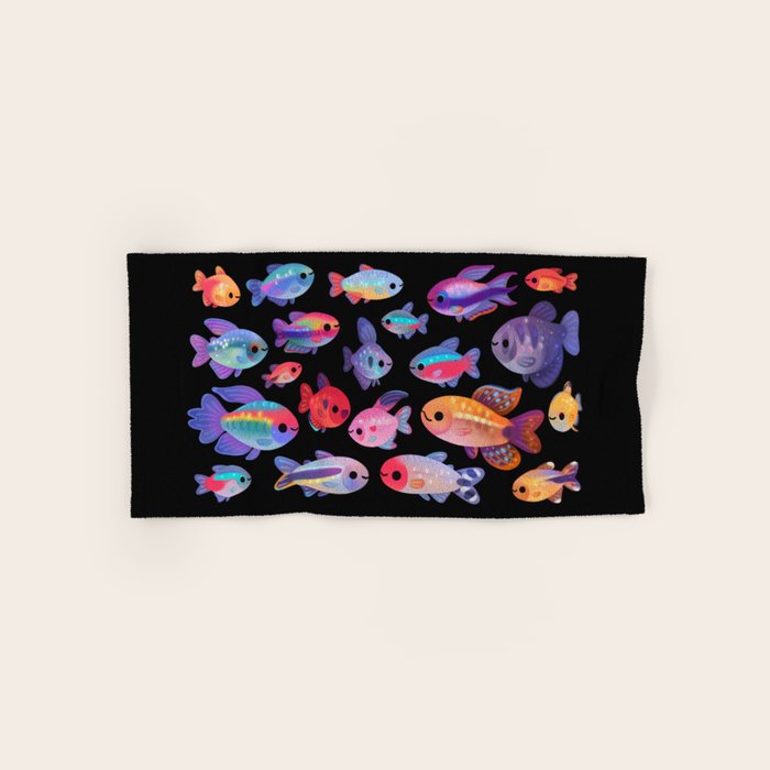 Happy tetra Bath Towel Gallery Image 1