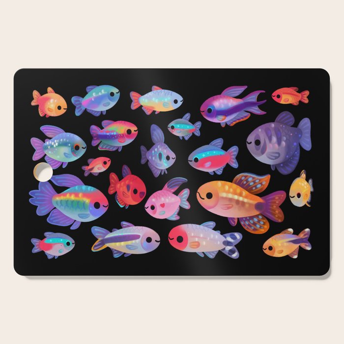 Happy tetra Cutting Board Gallery Image 1