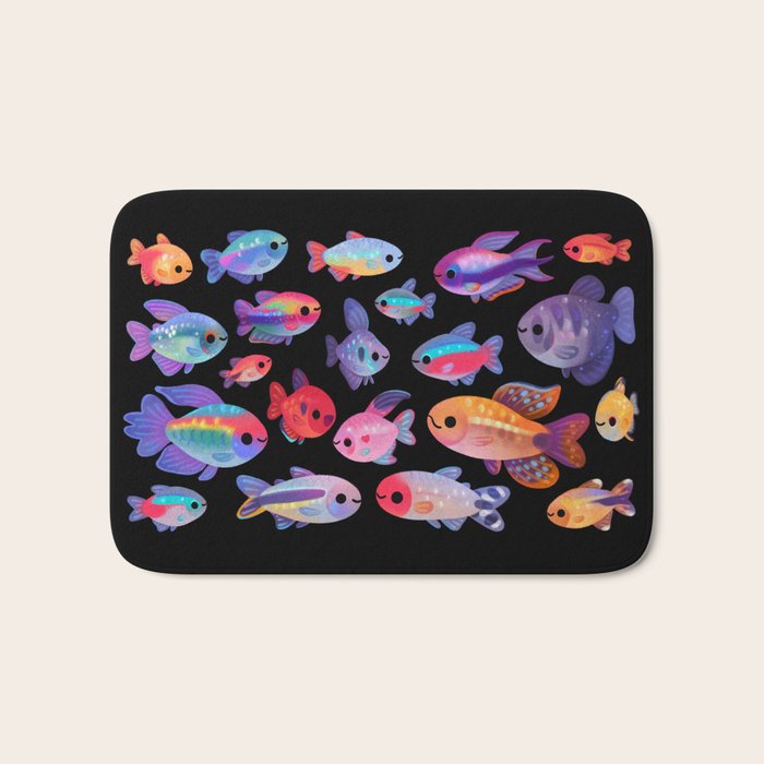 Happy tetra Bath Mat Gallery Image 1