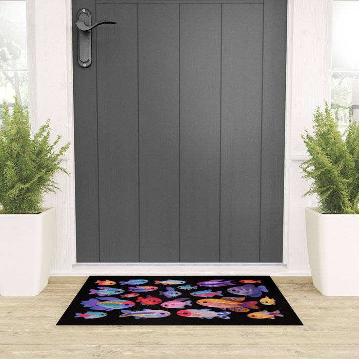 Happy tetra Welcome Mat Gallery Image 3