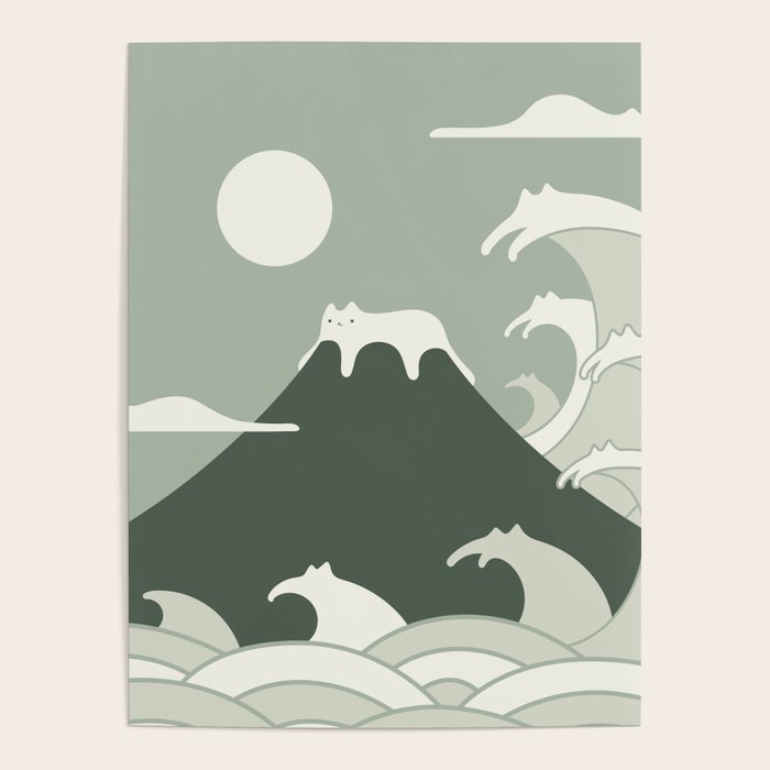 Cat Landscape 108 Poster Gallery Image 1