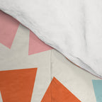 Retro Pinwheel Snowflakes - Holiday Colors Comforter Gallery Image 4