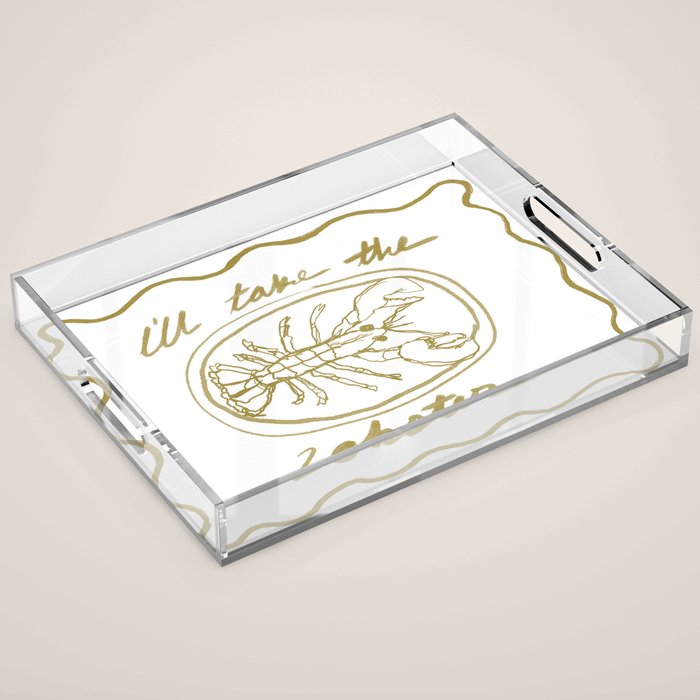 I'll Take the Lobster Acrylic Tray Gallery Image 1