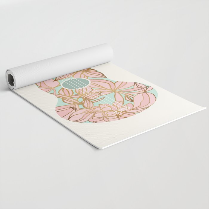 Modern Boho Ukulele Yoga Mat Gallery Image 2