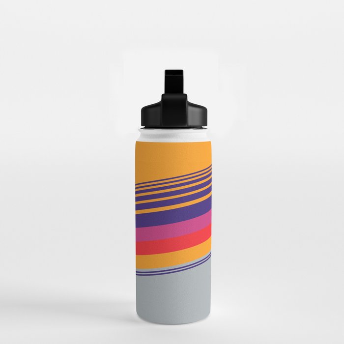 VHS pattern design 2 - 80s / 90s Retro Water Bottle Gallery Image 2
