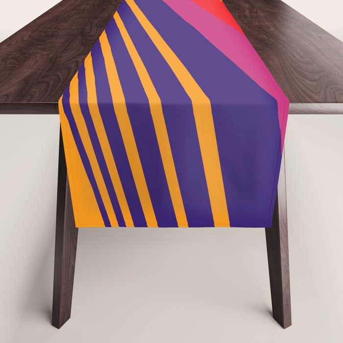VHS pattern design 2 - 80s / 90s Retro Table Runner Gallery Image 1