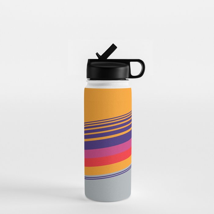 VHS pattern design 2 - 80s / 90s Retro Water Bottle Gallery Image 1