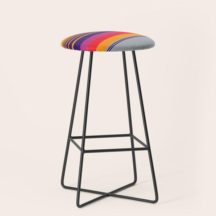 VHS pattern design 2 - 80s / 90s Retro Stool Gallery Image 1