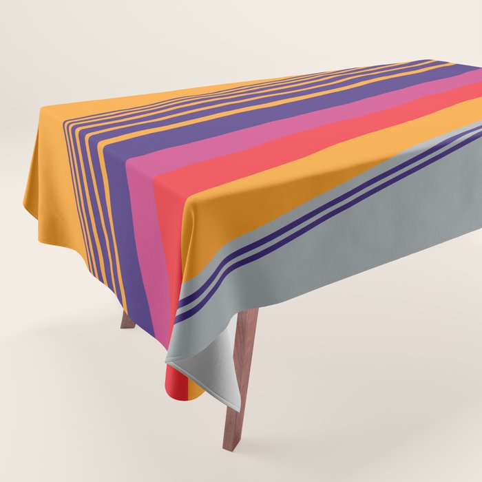 VHS pattern design 2 - 80s / 90s Retro Tablecloth Gallery Image 1