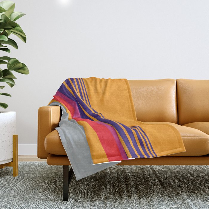 VHS pattern design 2 - 80s / 90s Retro Throw Blanket Gallery Image 1