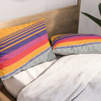 VHS pattern design 2 - 80s / 90s Retro Pillow Sham Gallery Image 2