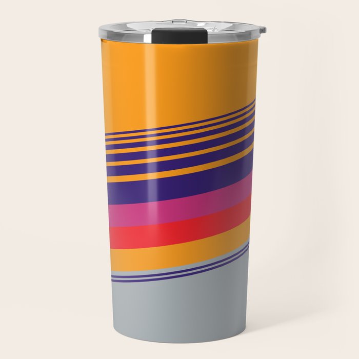 VHS pattern design 2 - 80s / 90s Retro Travel Mug Gallery Image 1