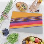 VHS pattern design 2 - 80s / 90s Retro Cutting Board Gallery Image 2