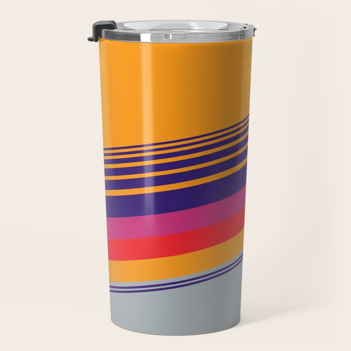 VHS pattern design 2 - 80s / 90s Retro Travel Mug Gallery Image 3