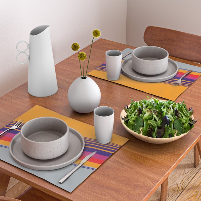 VHS pattern design 2 - 80s / 90s Retro Placemat Gallery Image 2