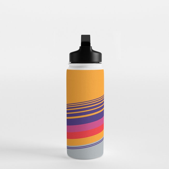 VHS pattern design 2 - 80s / 90s Retro Water Bottle Gallery Image 3
