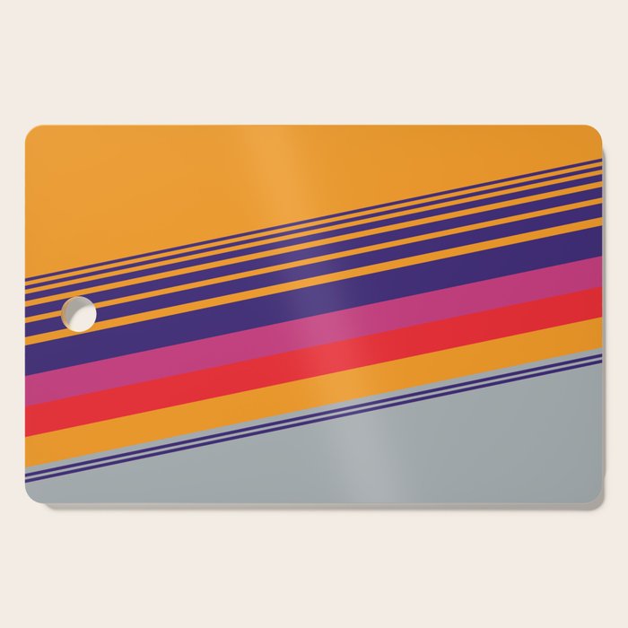 VHS pattern design 2 - 80s / 90s Retro Cutting Board Gallery Image 1